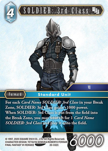 SOLDIER: 3rd Class [Dawn of Heroes] | Total Play