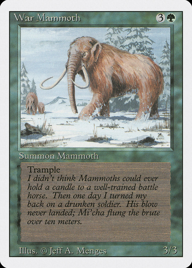 War Mammoth [Revised Edition] | Total Play