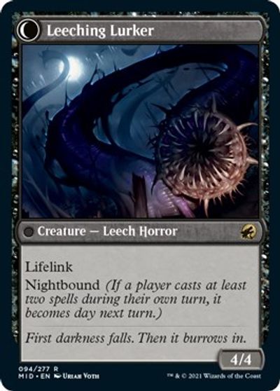 Curse of Leeches // Leeching Lurker [Innistrad: Midnight Hunt] | Total Play