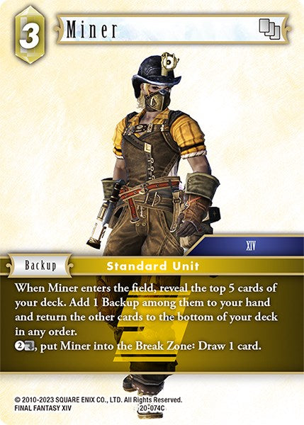 Miner [Dawn of Heroes] | Total Play