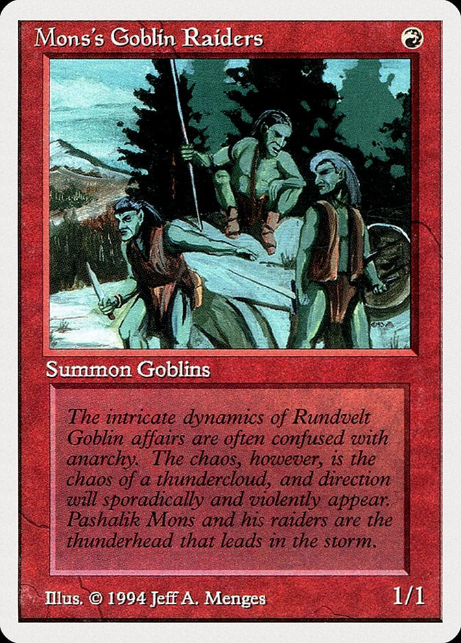 Mons's Goblin Raiders [Summer Magic / Edgar] | Total Play