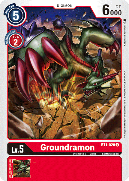 Groundramon [BT1-020] [Release Special Booster Ver.1.0] | Total Play