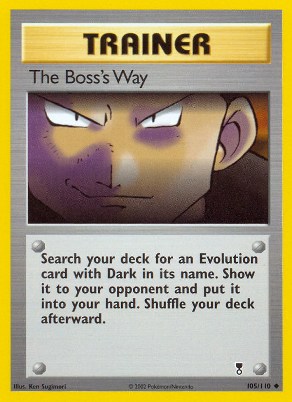 The Boss's Way (105/110) [Legendary Collection] | Total Play