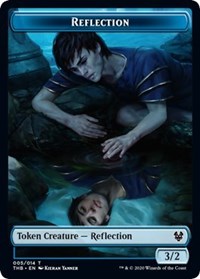 Reflection // Satyr Double-Sided Token [Theros Beyond Death Tokens] | Total Play