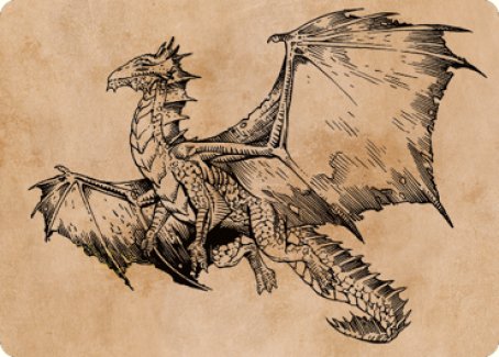 Ancient Bronze Dragon Art Card (58) [Commander Legends: Battle for Baldur's Gate Art Series] | Total Play