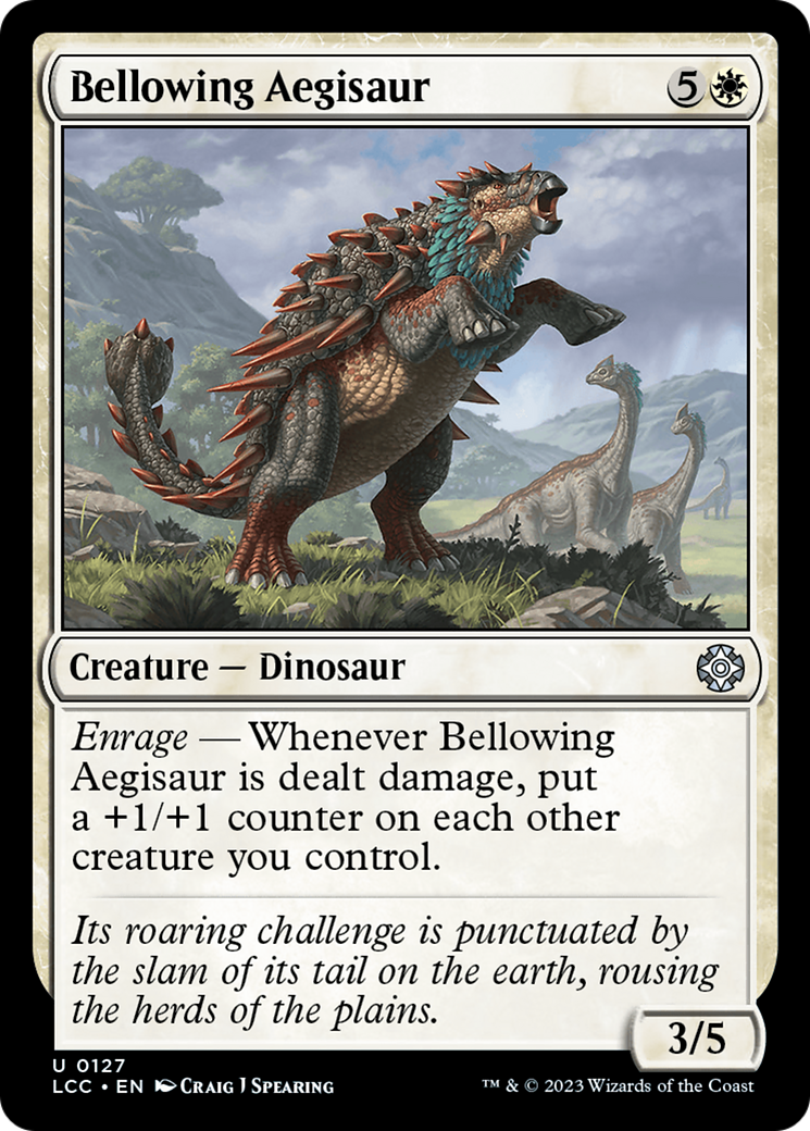 Bellowing Aegisaur [The Lost Caverns of Ixalan Commander] | Total Play