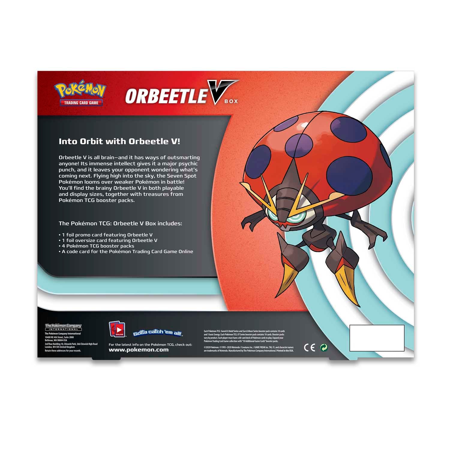 Sword & Shield: Vivid Voltage - Orbeetle V Box | Total Play