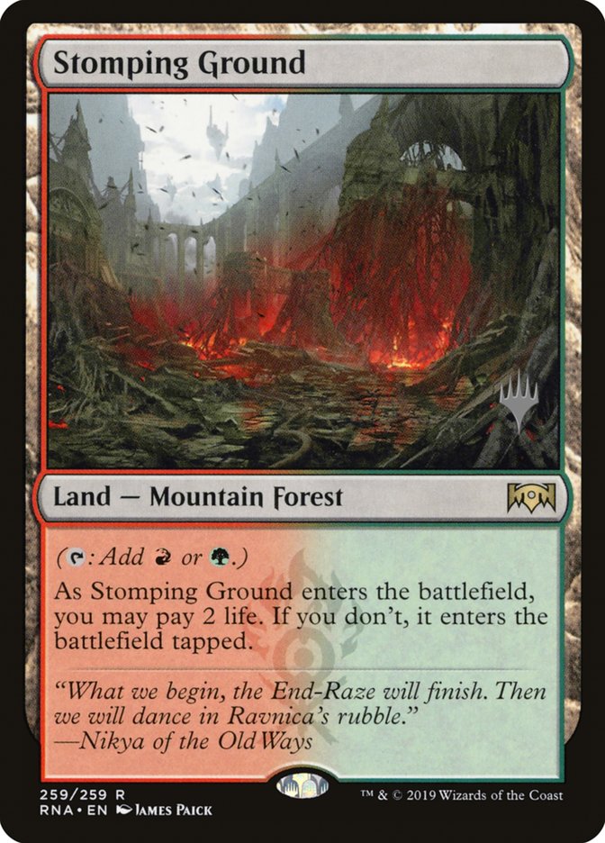 Stomping Ground (Promo Pack) [Ravnica Allegiance Promos] | Total Play
