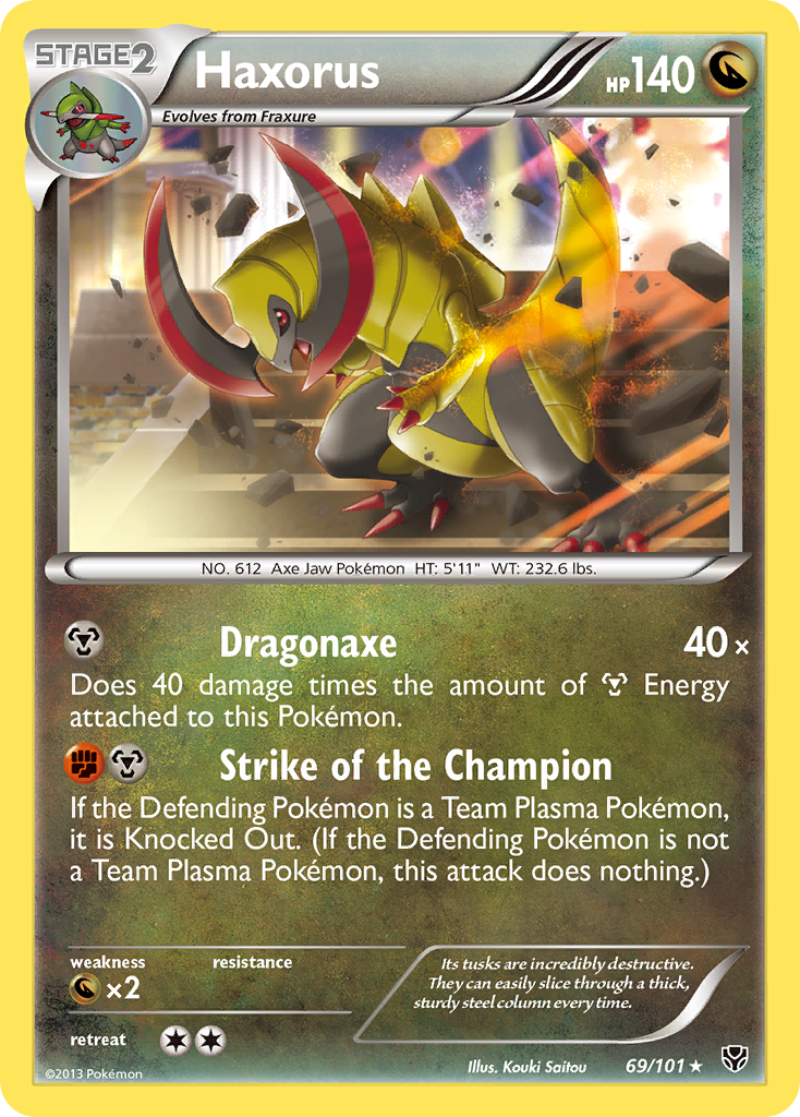 Haxorus (69/101) [Black & White: Plasma Blast] | Total Play