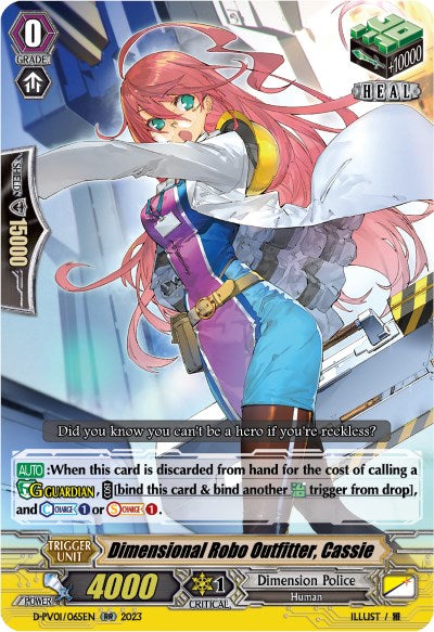 Dimensional Robo Outfitter, Cassie (D-PV01/065EN) [D-PV01: History Collection] | Total Play