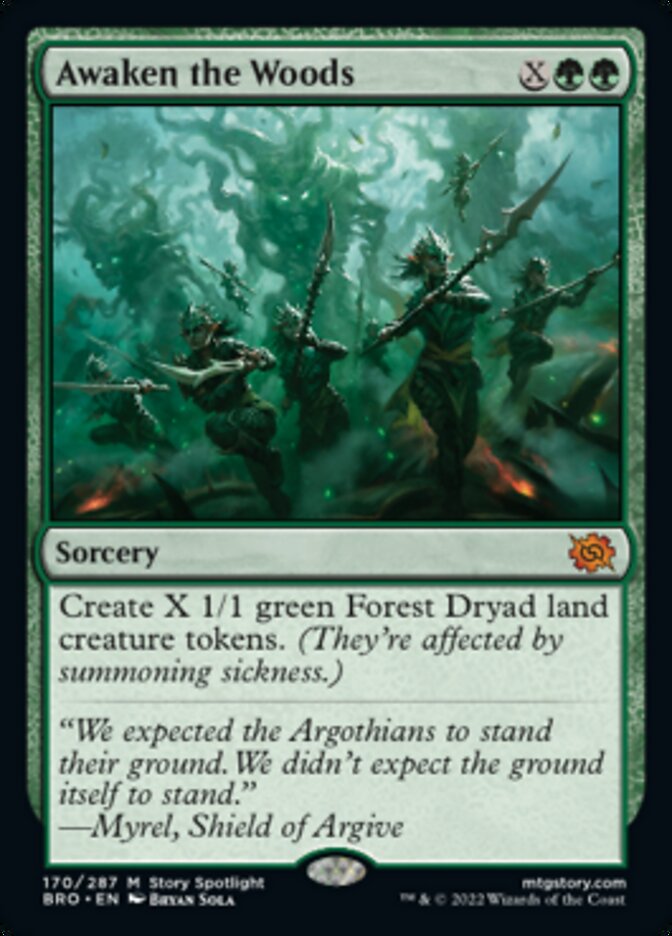 Awaken the Woods (Promo Pack) [The Brothers' War Promos] | Total Play