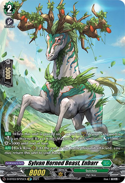 Sylvan Horned Beast, Enbarr (D-BT03/SP25EN) [Advance of Intertwined Stars] | Total Play