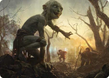 Smeagol, Helpful Guide Art Card [The Lord of the Rings: Tales of Middle-earth Art Series] | Total Play