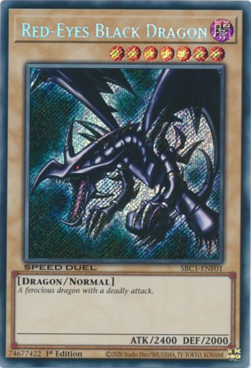 Red-Eyes Black Dragon [SBC1-ENF01] Secret Rare | Total Play