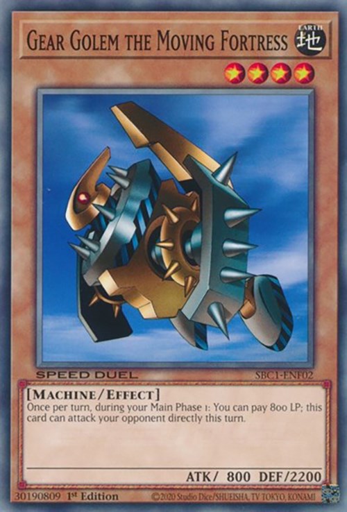 Gear Golem the Moving Fortress [SBC1-ENF02] Common | Total Play