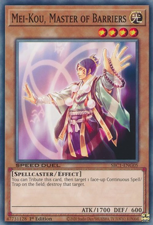 Mei-Kou, Master of Barriers [SBC1-ENG05] Common | Total Play