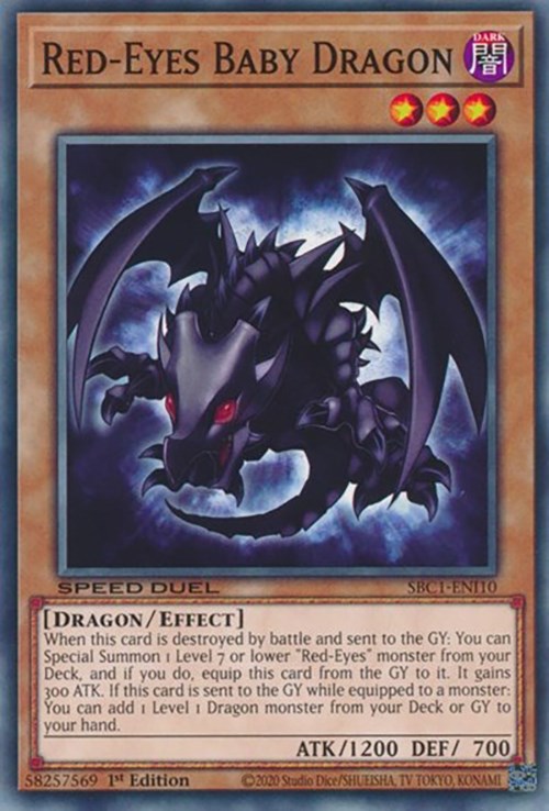 Red-Eyes Baby Dragon [SBC1-ENI10] Common | Total Play