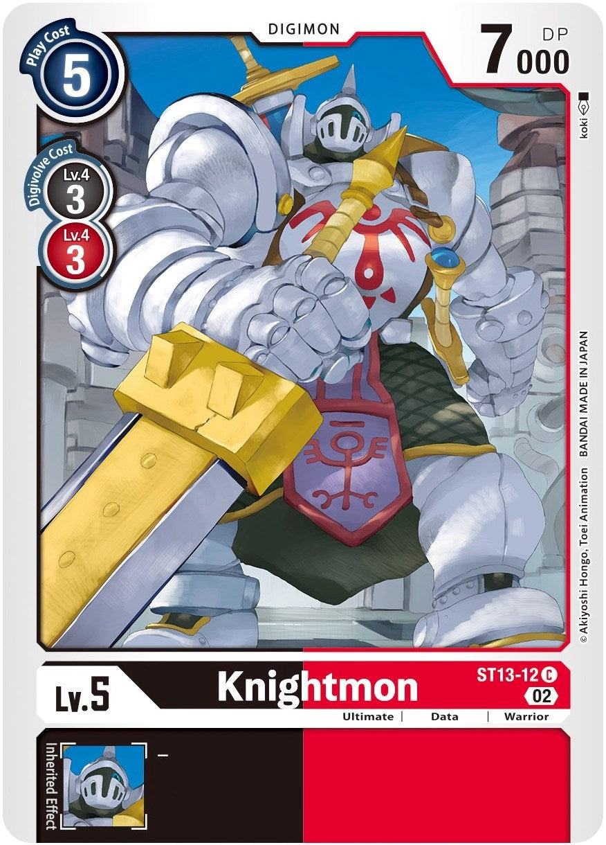 Knightmon [ST13-12] [Starter Deck: Ragnaloardmon] | Total Play