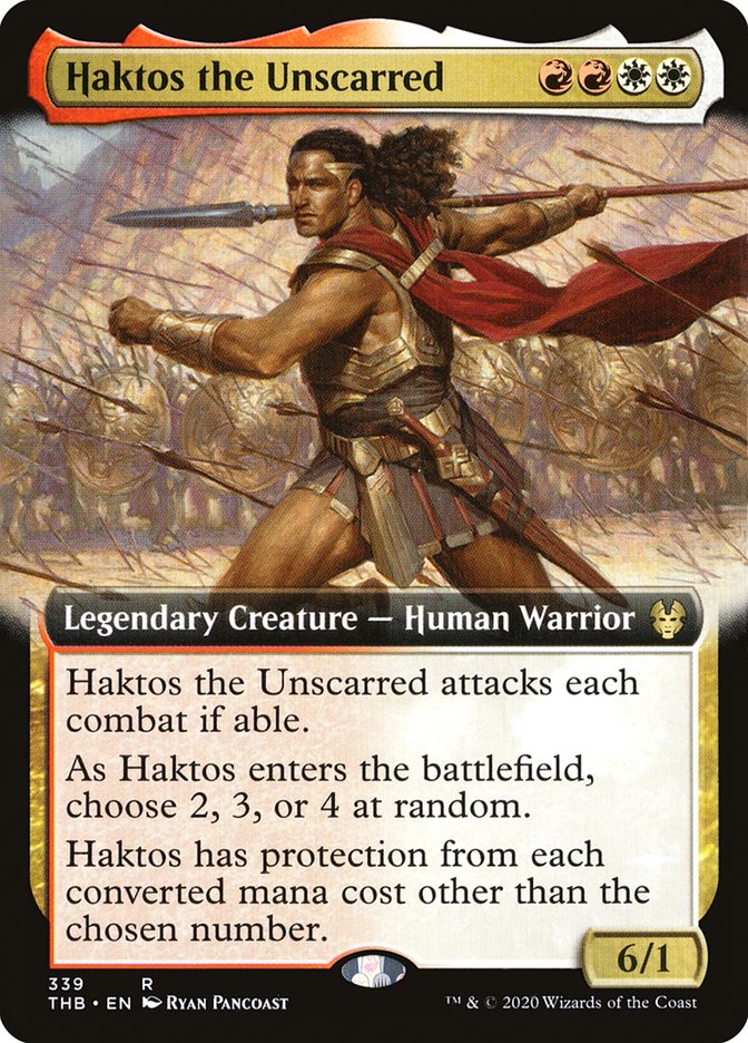 Haktos the Unscarred (Extended Art) [Theros Beyond Death] | Total Play