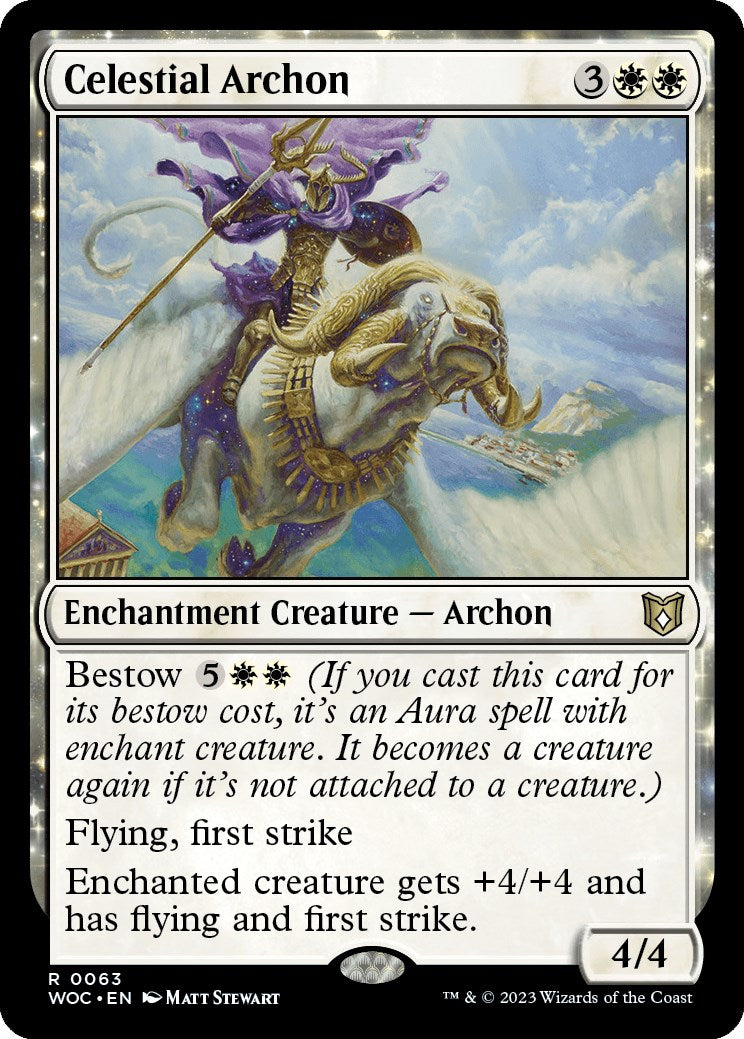 Celestial Archon [Wilds of Eldraine Commander] | Total Play