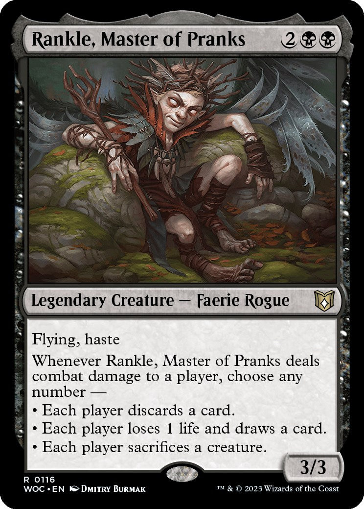 Rankle, Master of Pranks [Wilds of Eldraine Commander] | Total Play