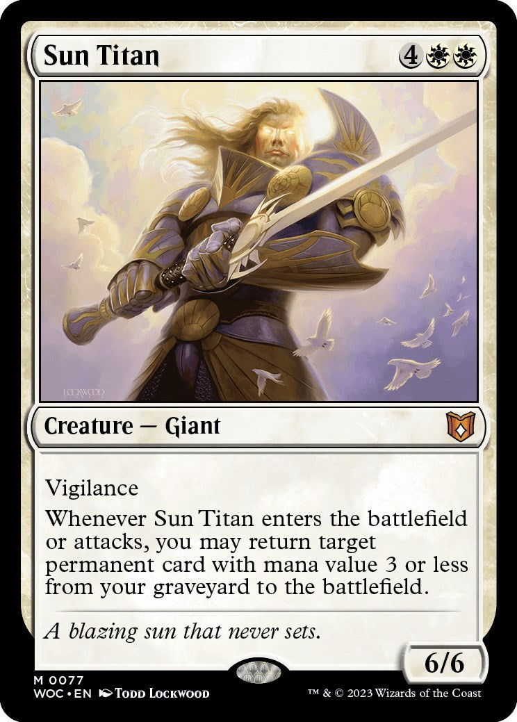 Sun Titan [Wilds of Eldraine Commander] | Total Play