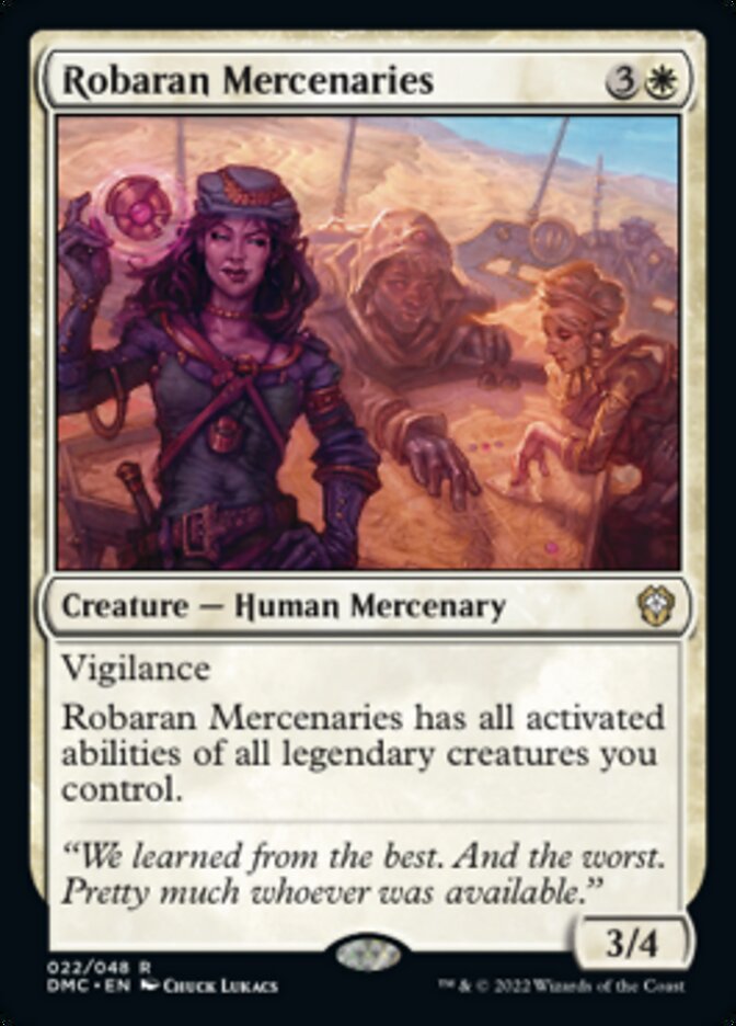 Robaran Mercenaries [Dominaria United Commander] | Total Play