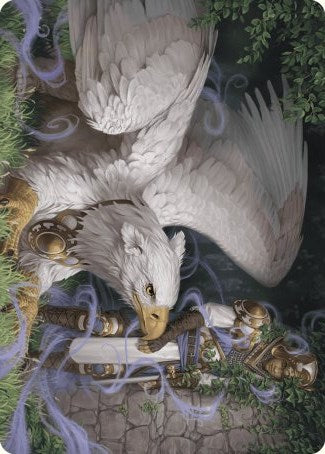 Dutiful Griffin Art Card [Wilds of Eldraine Art Series] | Total Play