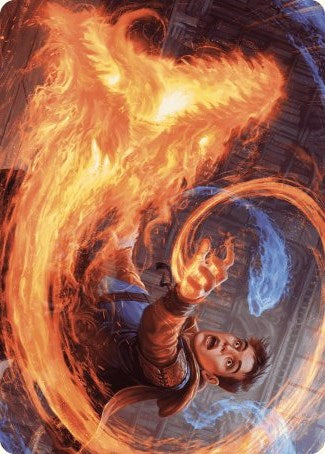 Frantic Firebolt Art Card [Wilds of Eldraine Art Series] | Total Play