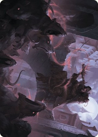Gnawing Crescendo Art Card [Wilds of Eldraine Art Series] | Total Play