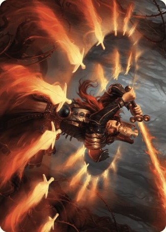 Heartflame Duelist Art Card [Wilds of Eldraine Art Series] | Total Play