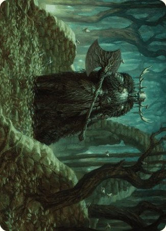 Mosswood Dreadknight Art Card [Wilds of Eldraine Art Series] | Total Play
