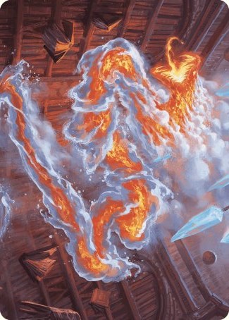 Scalding Viper Art Card [Wilds of Eldraine Art Series] | Total Play