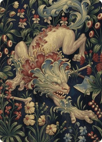 Beast Token Art Card [Wilds of Eldraine Art Series] | Total Play