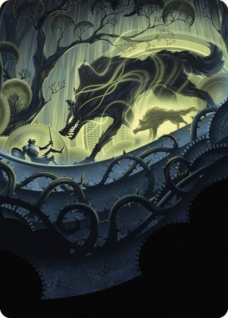 Unnatural Growth Art Card [Wilds of Eldraine Art Series] | Total Play