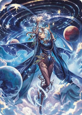 Omniscience Anime Art Card [Wilds of Eldraine Art Series] | Total Play