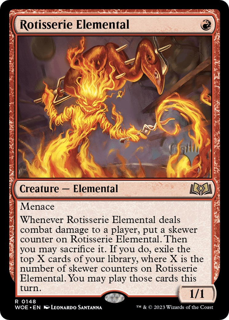 Rotisserie Elemental (Promo Pack) [Wilds of Eldraine Promos] | Total Play