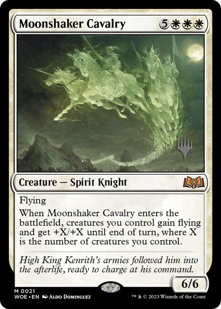 Moonshaker Cavalry (Promo Pack) [Wilds of Eldraine Promos] | Total Play