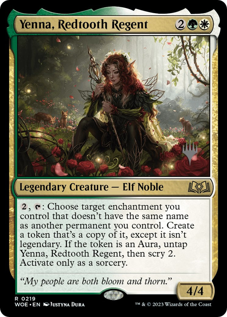 Yenna, Redtooth Regent (Promo Pack) [Wilds of Eldraine Promos] | Total Play