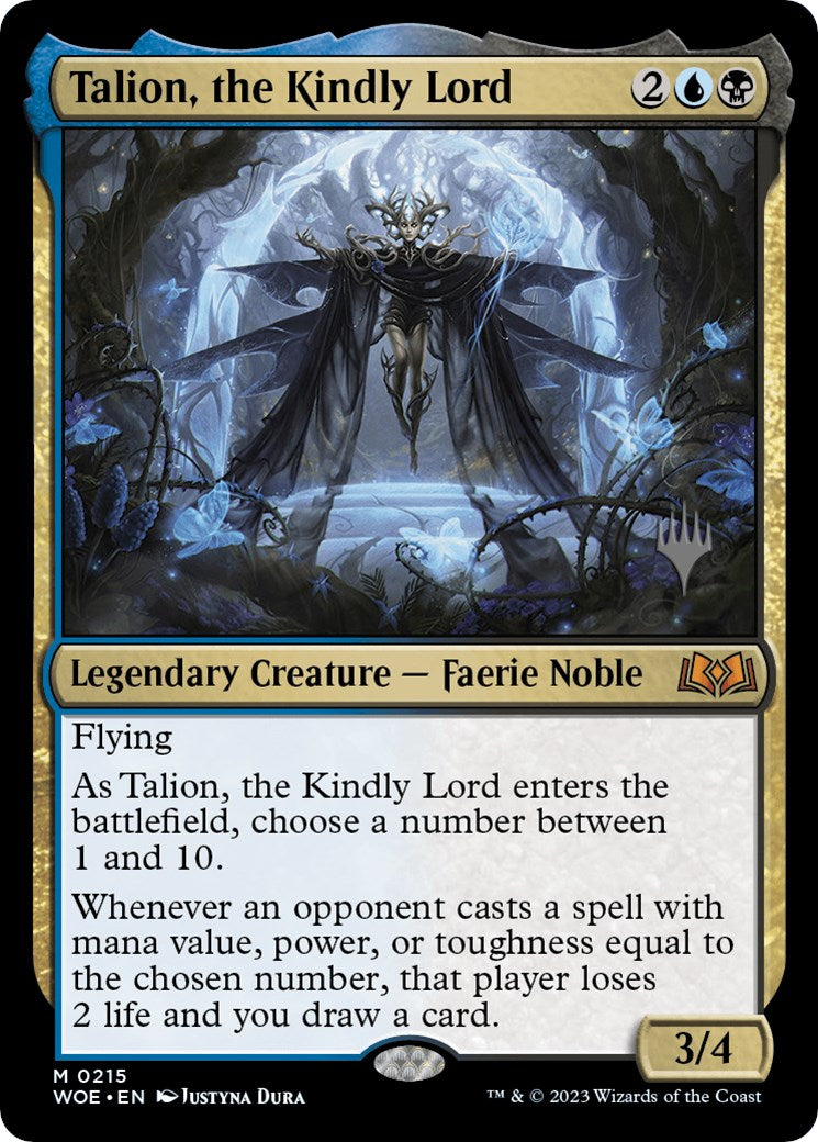 Talion, the Kindly Lord (Promo Pack) [Wilds of Eldraine Promos] | Total Play