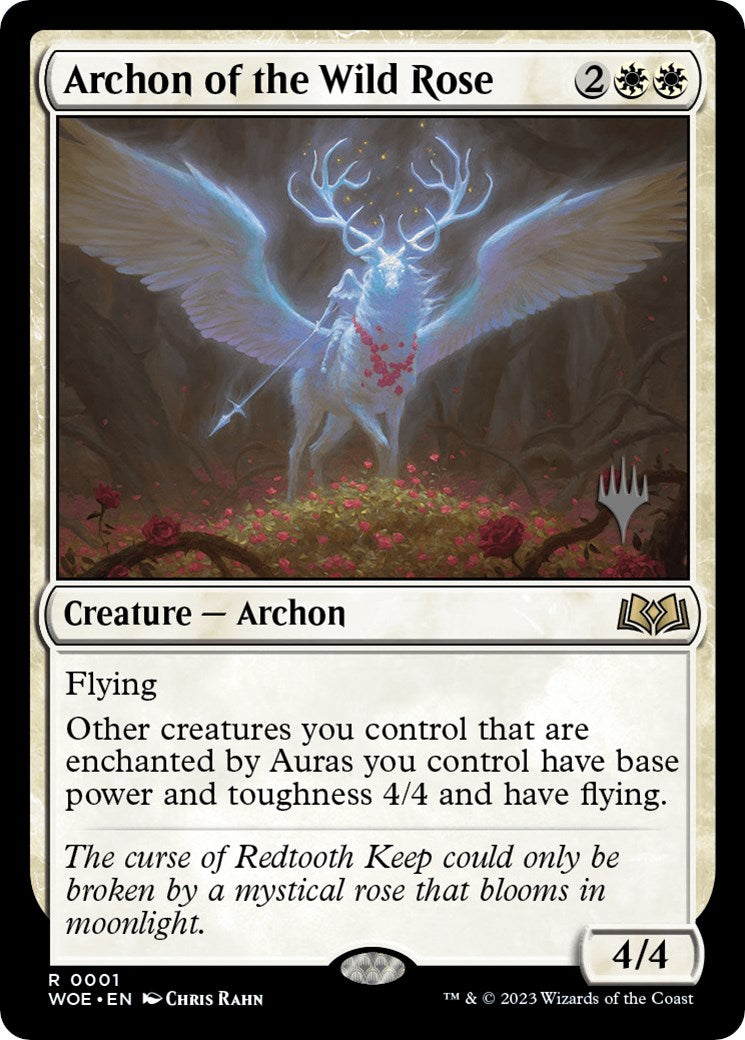 Archon of the Wild Rose (Promo Pack) [Wilds of Eldraine Promos] | Total Play