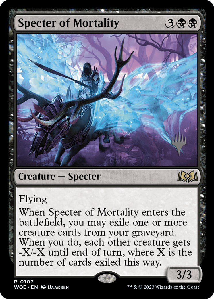 Specter of Mortality (Promo Pack) [Wilds of Eldraine Promos] | Total Play