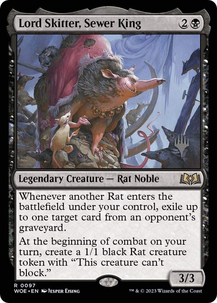 Lord Skitter, Sewer King (Promo Pack) [Wilds of Eldraine Promos] | Total Play