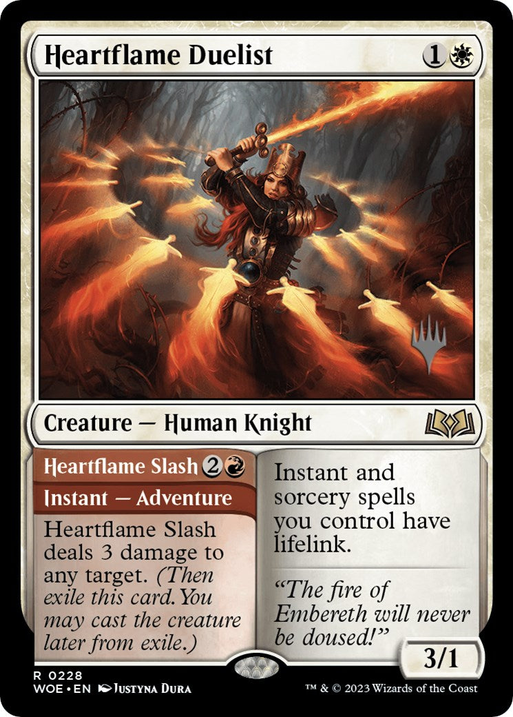 Heartflame Duelist // Heatflame Duelist (Promo Pack) [Wilds of Eldraine Promos] | Total Play