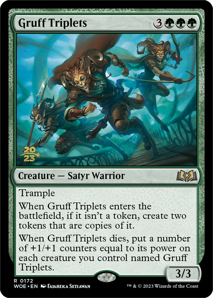 Gruff Triplets [Wilds of Eldraine Prerelease Promos] | Total Play