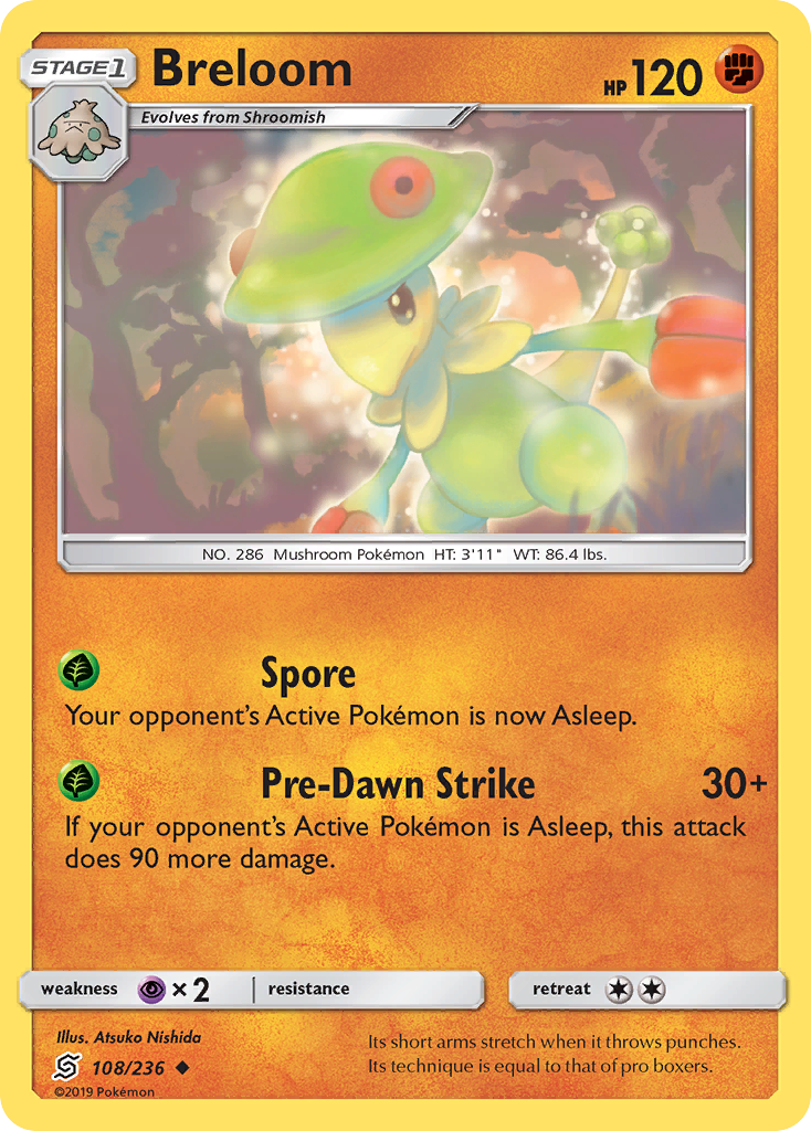 Breloom (108/236) [Sun & Moon: Unified Minds] | Total Play