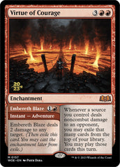 Virtue of Courage //Embereth Blaze (Promo Pack) [Wilds of Eldraine Promos] | Total Play