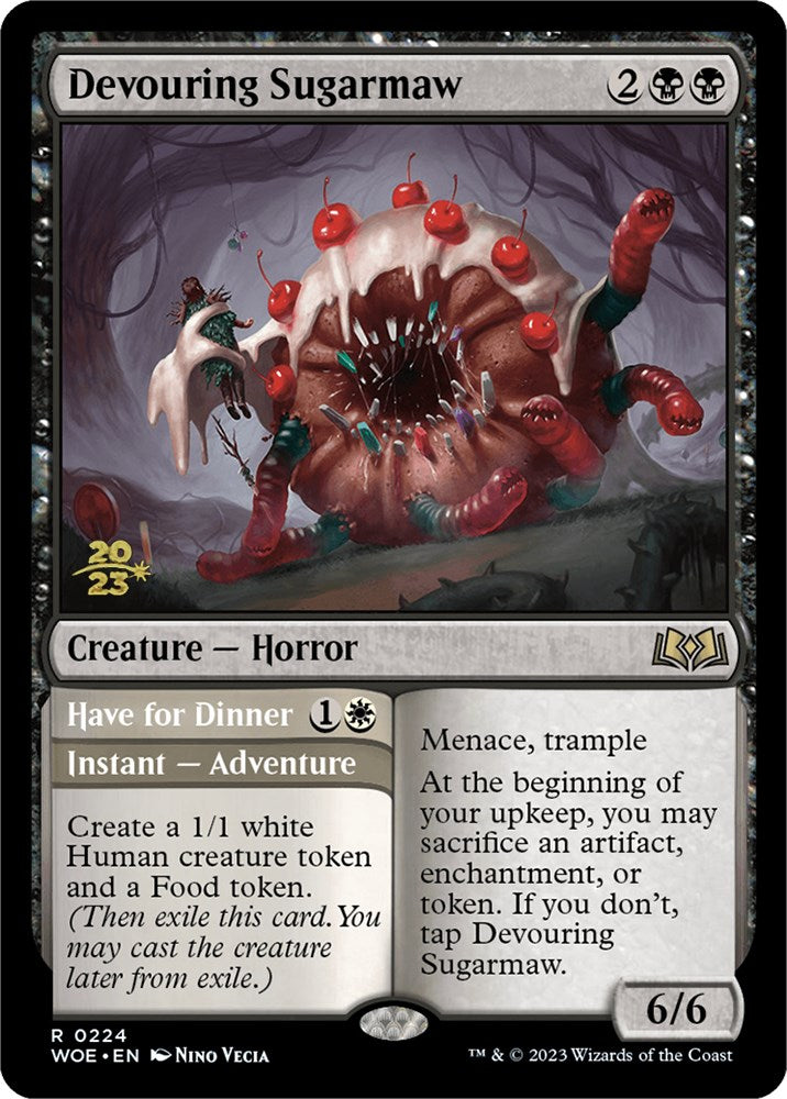 Devouring Sugarmaw // Have for Dinner(Promo Pack) [Wilds of Eldraine Promos] | Total Play