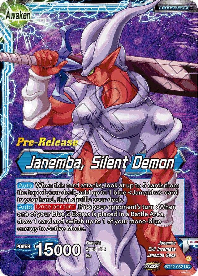 Janemba // Janemba, Silent Demon (BT22-032) [Critical Blow Prerelease Promos] | Total Play