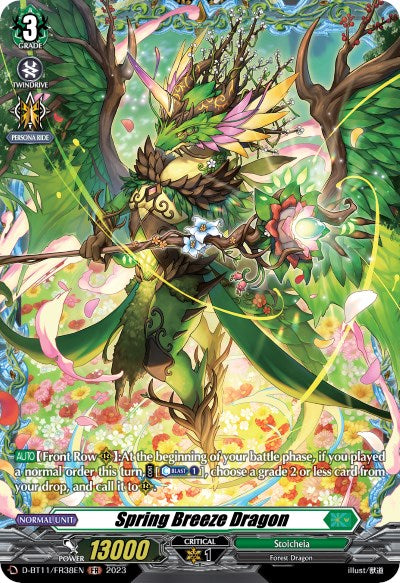 Spring Breeze Dragon (D-BT11/FR38EN) [Clash of Heroes] | Total Play